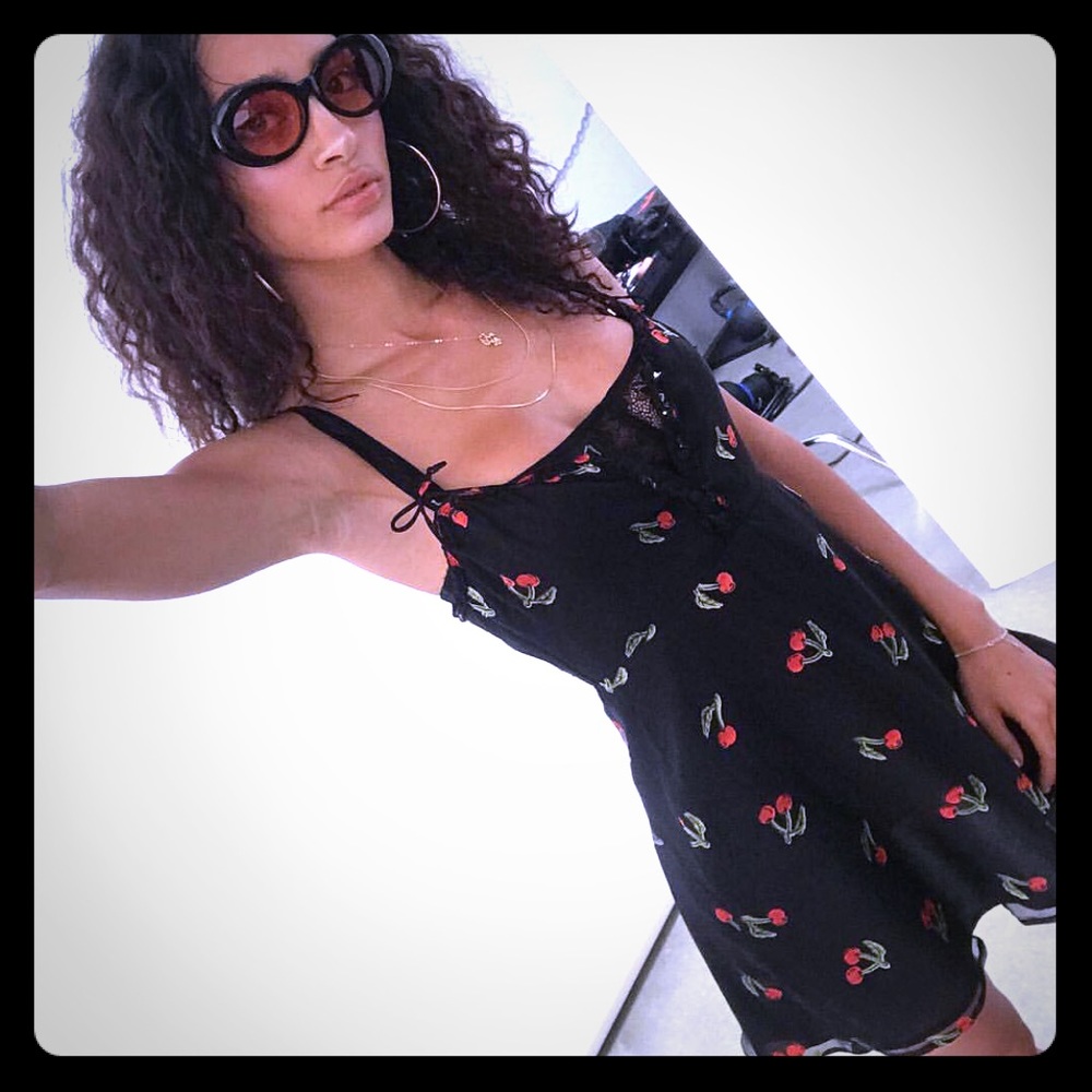 For Love and Lemons, cherry twist tank dress!! 🍒